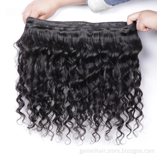 China Human Hair Supplier GMhair Wholesale Virgin Cuticle Aligned Hair Weaving Bundle Extensions Double Drawn Samples Available